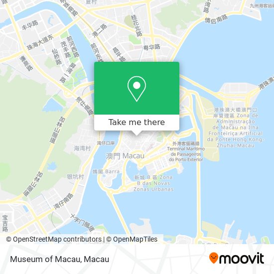 Museum of Macau map