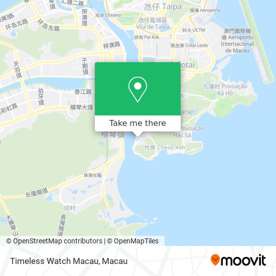 Timeless Watch Macau map