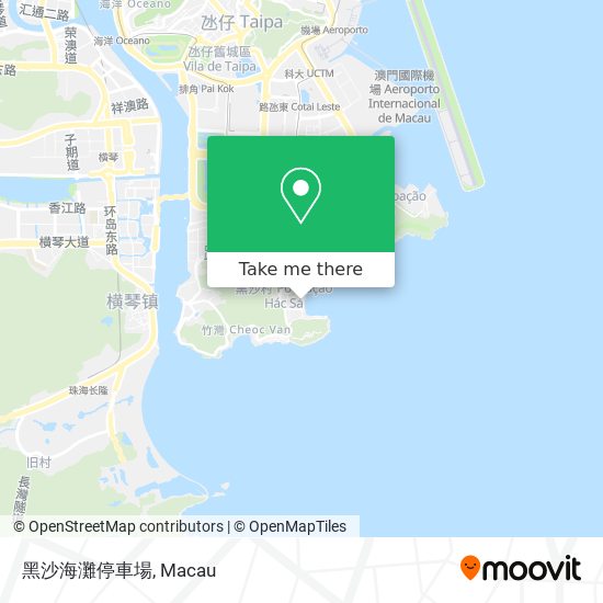 黑沙海灘停車場 map
