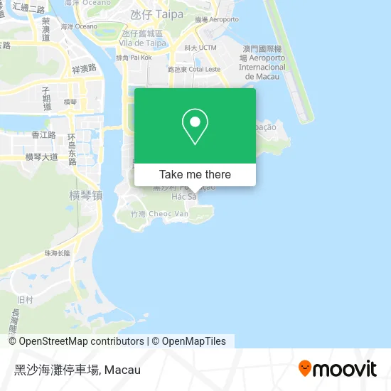 黑沙海灘停車場地圖