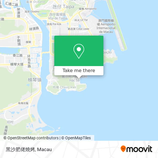 黑沙肥佬燒烤地圖