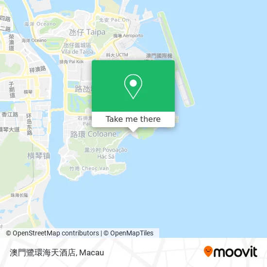 澳門鷺環海天酒店 map