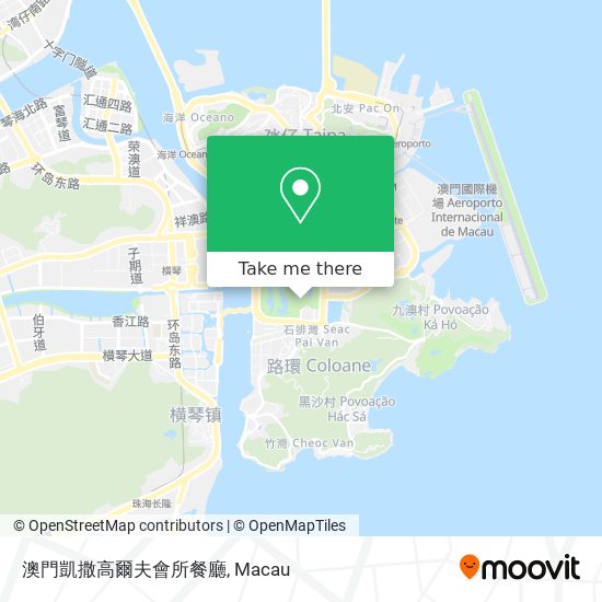 澳門凱撒高爾夫會所餐廳 map