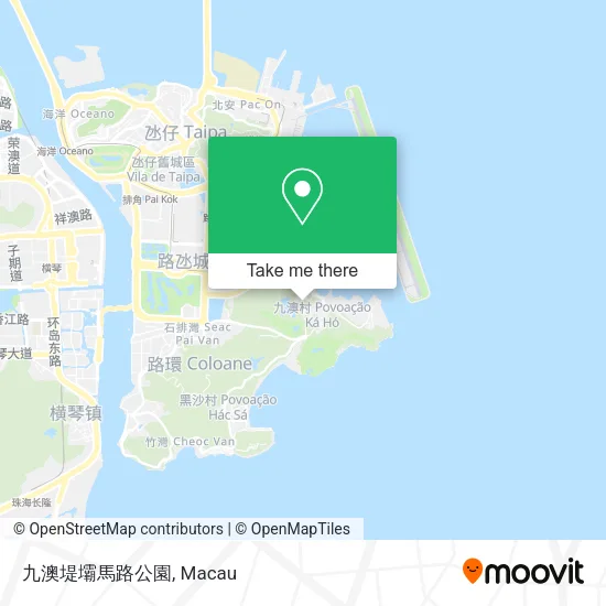 九澳堤壩馬路公園地圖