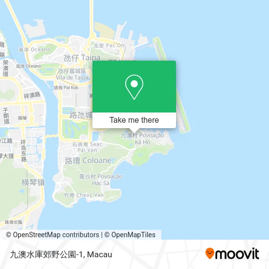 九澳水庫郊野公園-1 map