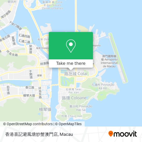 香港喜記避風塘炒蟹澳門店 map