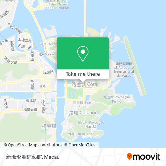 新濠影滙綜藝館 map