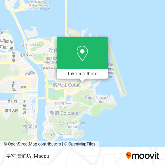皇宮海鮮坊地圖