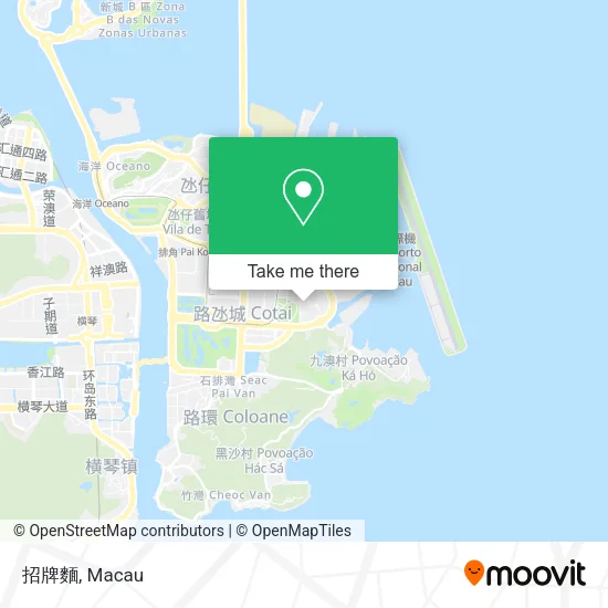 招牌麵 map