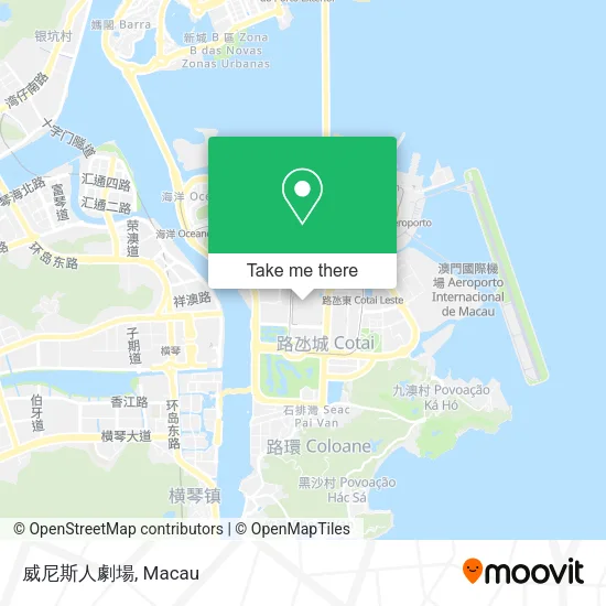 威尼斯人劇場 map