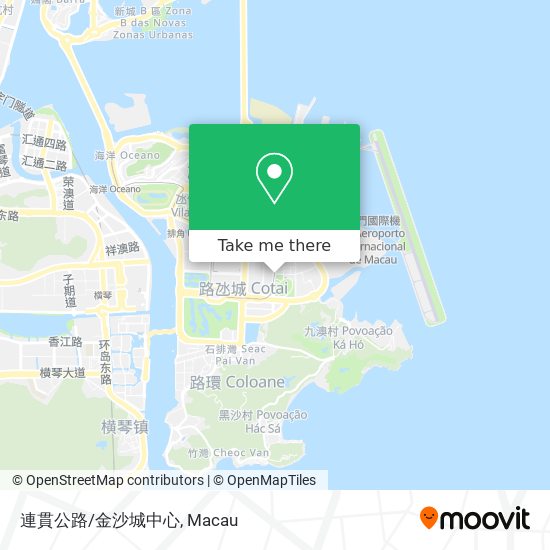 連貫公路/金沙城中心 map