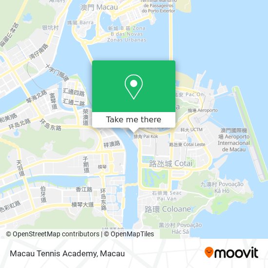 Macau Tennis Academy map