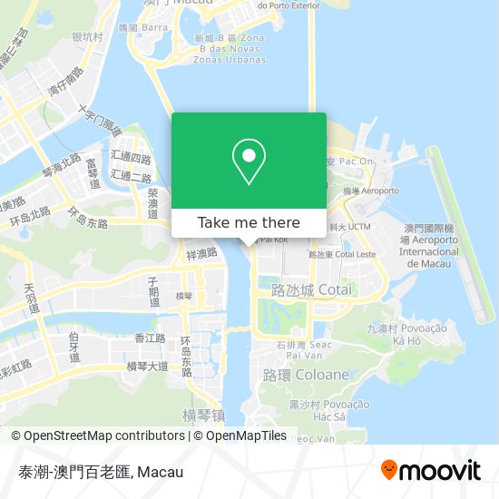 泰潮-澳門百老匯 map