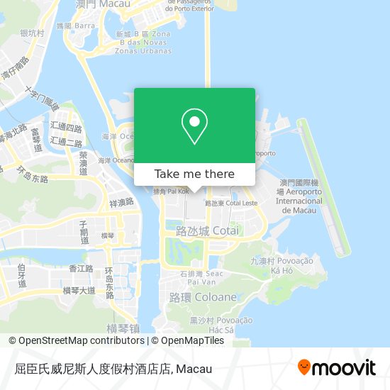 屈臣氏威尼斯人度假村酒店店 map