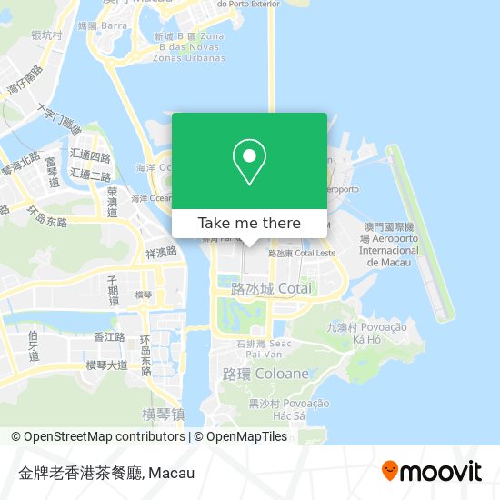 金牌老香港茶餐廳 map