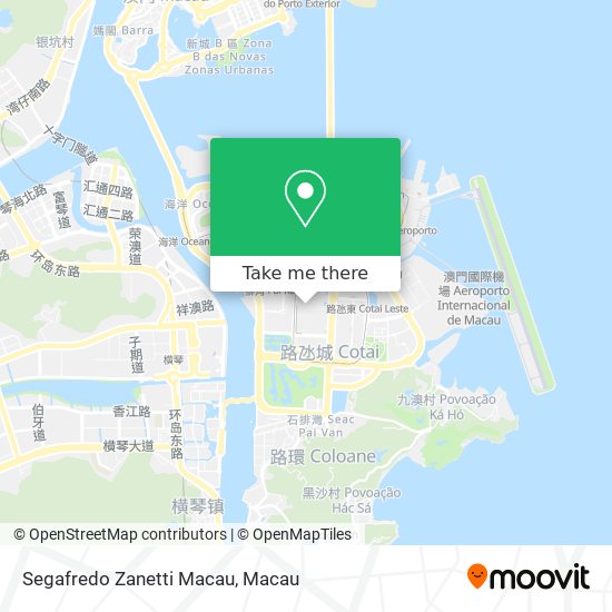 Segafredo Zanetti Macau map