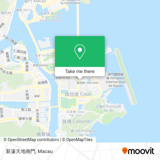 新濠天地南門 map