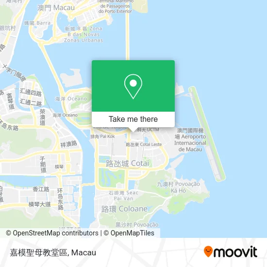 嘉模聖母教堂區地圖