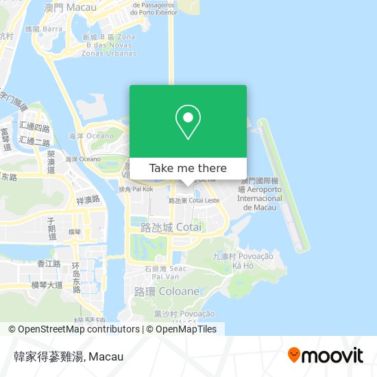 韓家得蔘雞湯 map