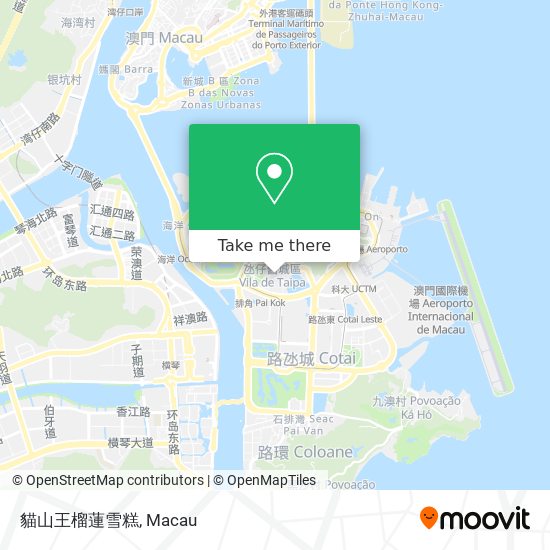 貓山王榴蓮雪糕 map