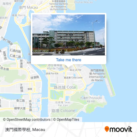 澳門國際學校地圖