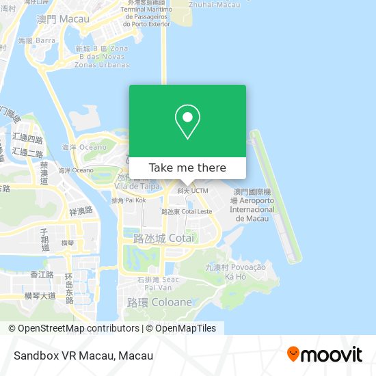 Sandbox VR Macau map