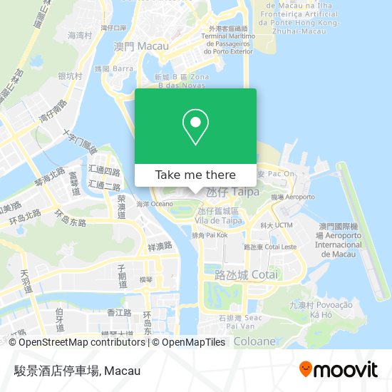 駿景酒店停車場 map