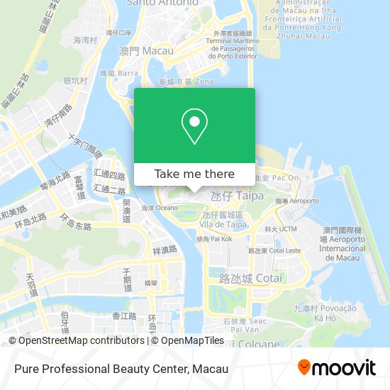 Pure Professional Beauty Center map