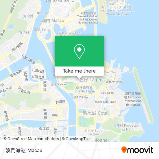 澳門海港 map
