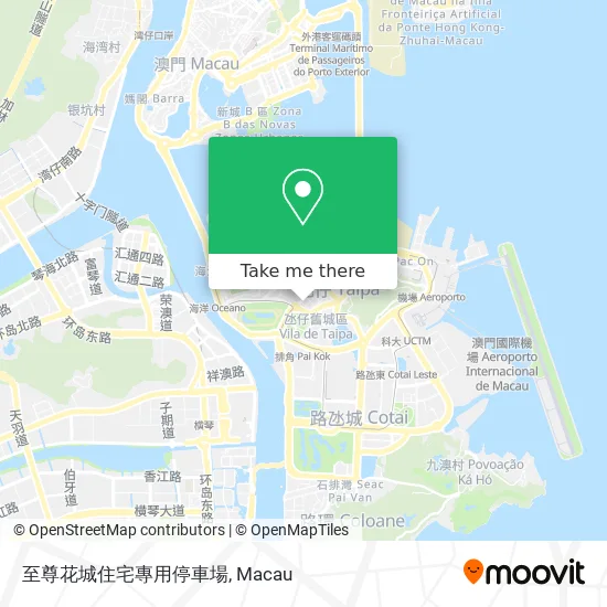 至尊花城住宅專用停車場地圖