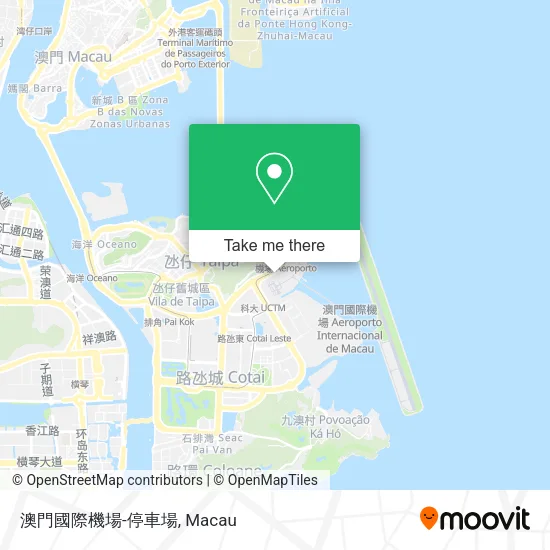 澳門國際機場-停車場 map