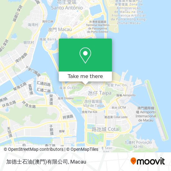 加德士石油(澳門)有限公司 map