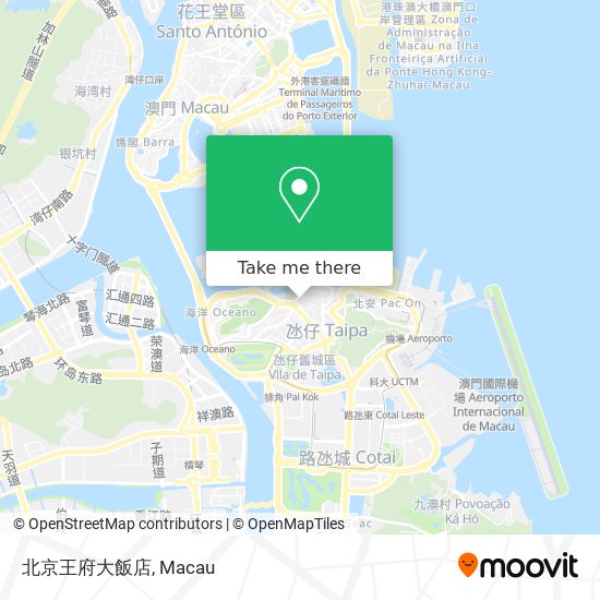 北京王府大飯店 map