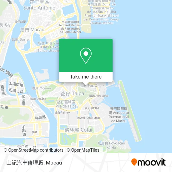 山記汽車修理廠地圖