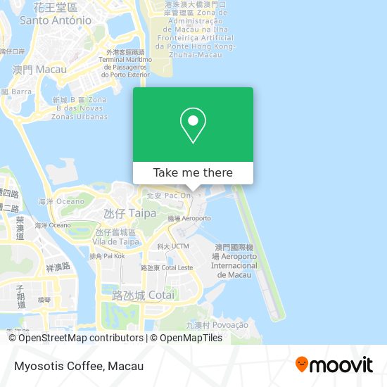 Myosotis Coffee map