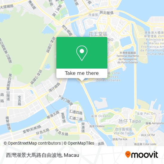 西灣湖景大馬路自由波地 map
