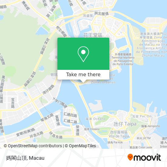 媽閣山頂地圖