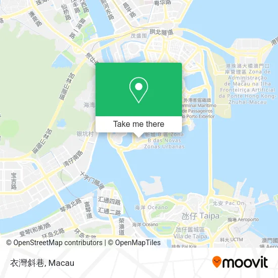 衣灣斜巷地圖