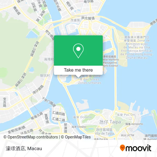 濠璟酒店 map