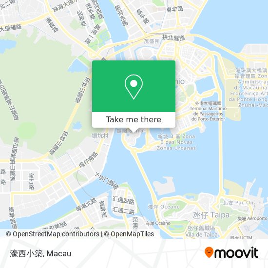 濠西小築 map