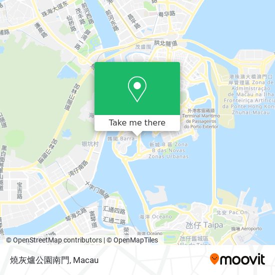 燒灰爐公園南門 map