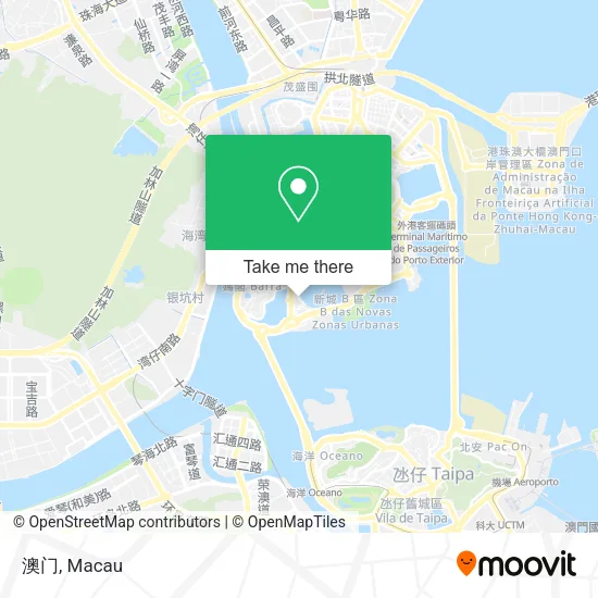 澳门 map