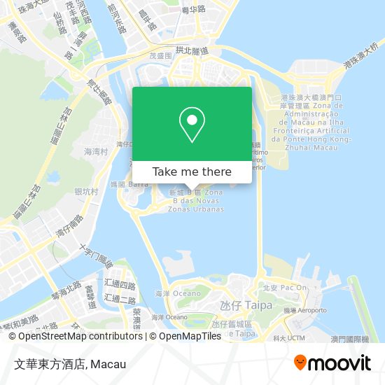 文華東方酒店 map