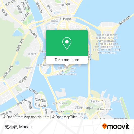 芝柏表地圖