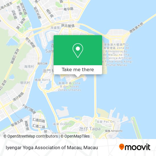 Iyengar Yoga Association of Macau map
