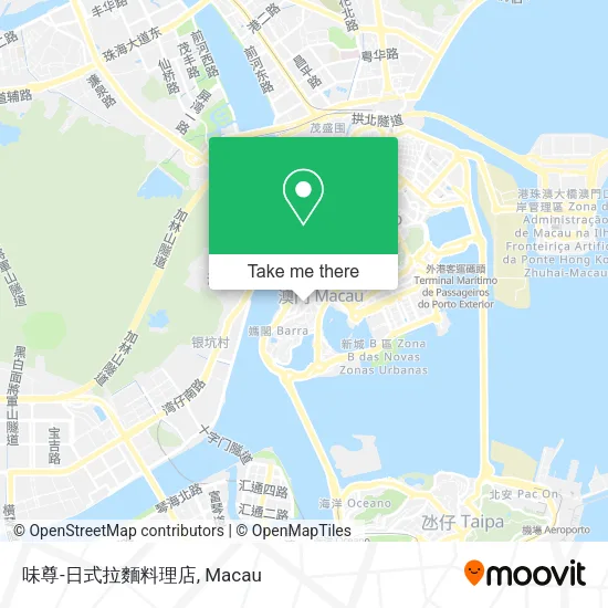 味尊-日式拉麵料理店 map