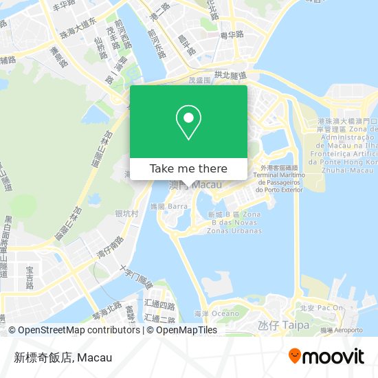 新標奇飯店 map