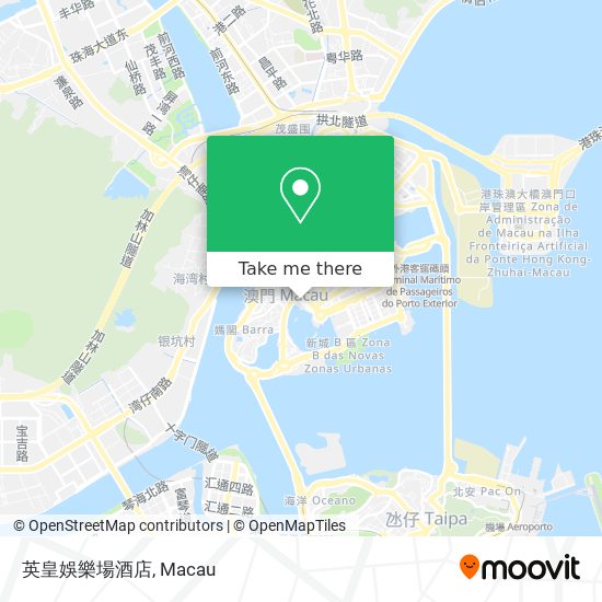 英皇娛樂場酒店 map