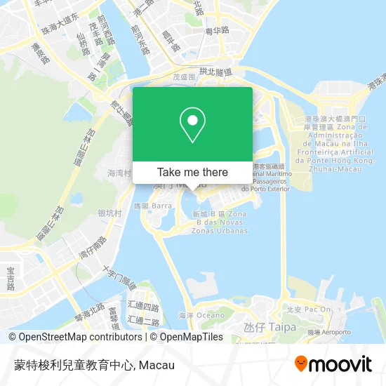 蒙特梭利兒童教育中心地圖