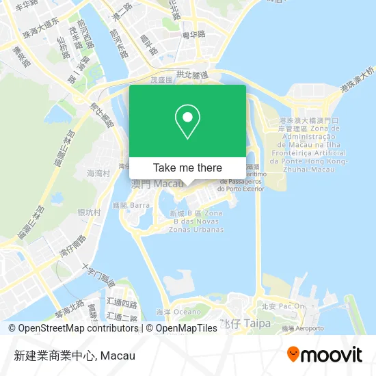 新建業商業中心地圖